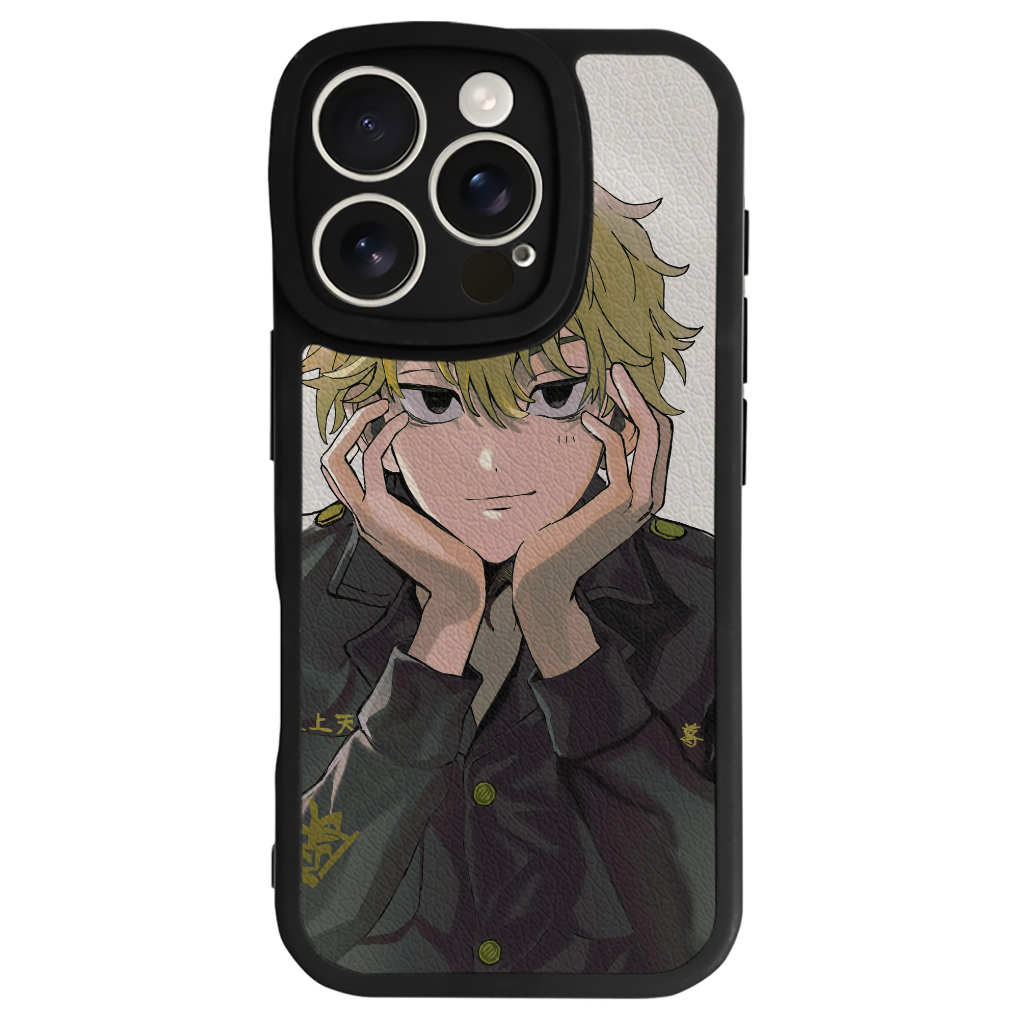 （画像用） 東京リベンジャーズ Tokyo Revengers 【iPhone 16シリーズ対応】シリコンスマホケース（レザー調） 材質：シリコン